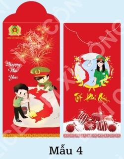 Combo 100 lì xì CAND đủ mẫu