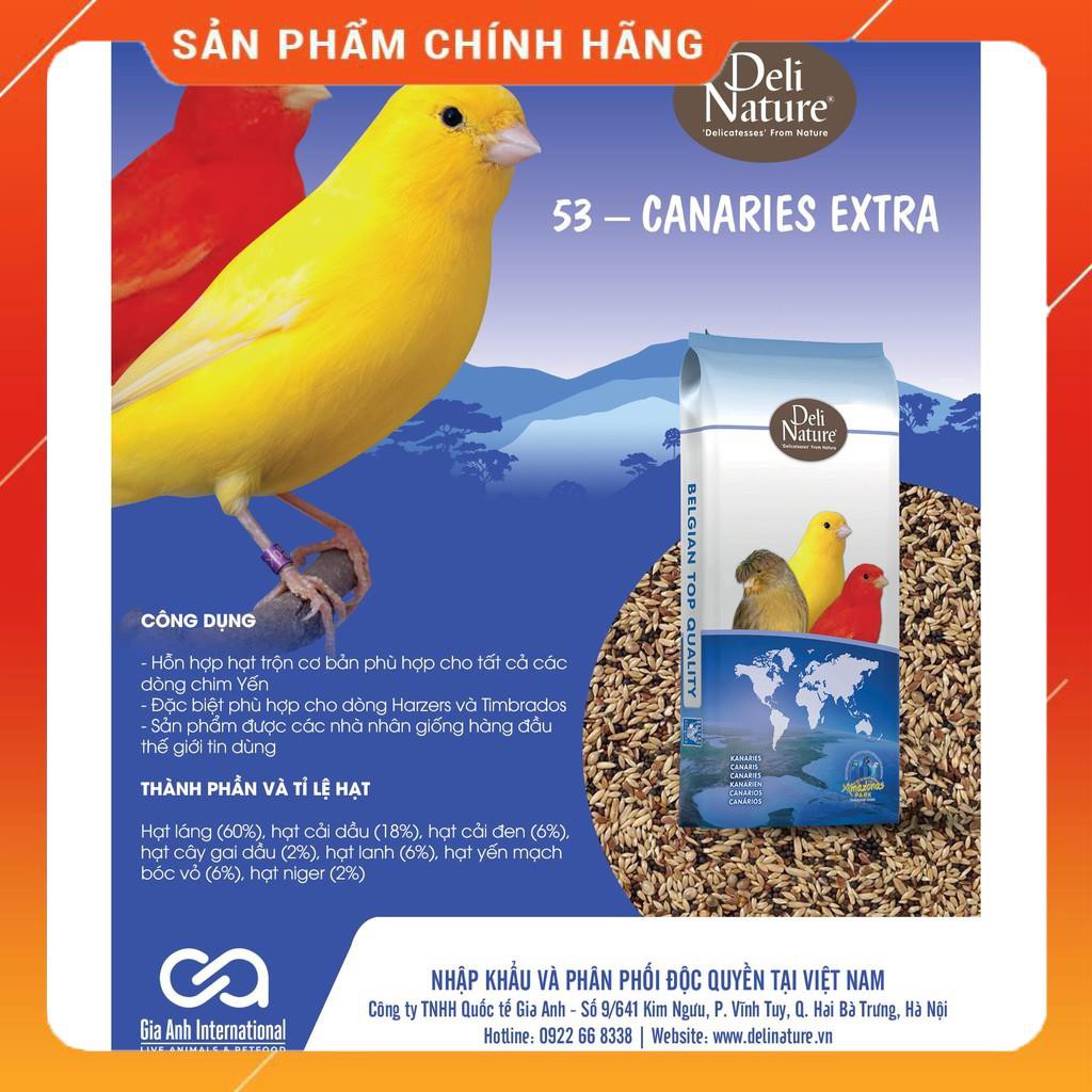 [Hàng nhập khẩu] Hạt trộn DELI NATURE CANARIES BASIC dành cho chim yến hót - Gói chiết 500 Gram và 1 Kg