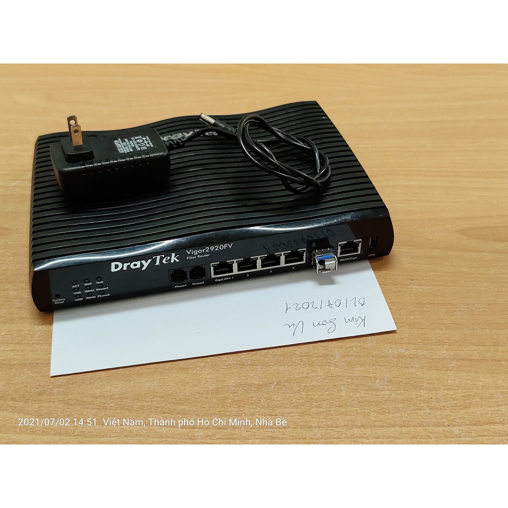 Modem Dual Wan Draytek 2920FV thanh lý