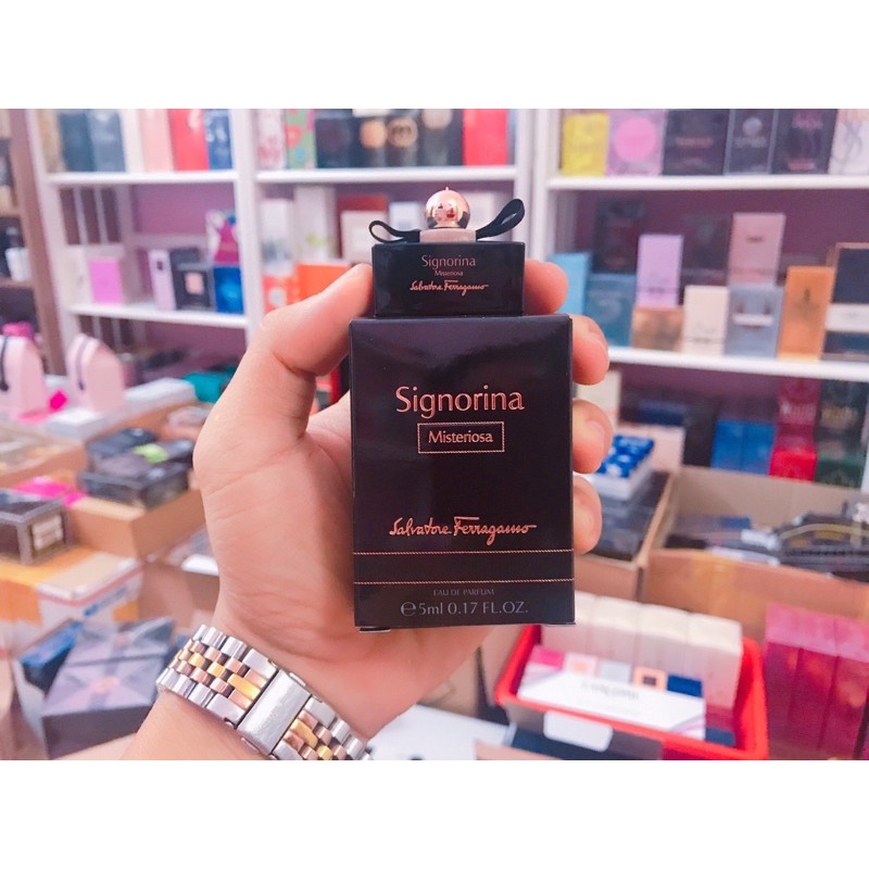 Nước hoa mini nữ Signorina 5ml, Misteriosa Eau De Perfume