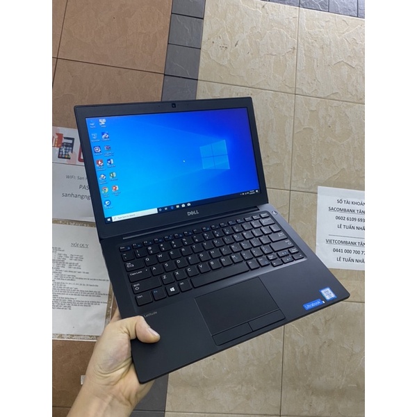 Laptop cũ dell latitude e7280 i7 7600U ram 8gb ssd 256gb 12.5 inch fullhd ips 1.2 kg