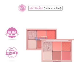 Bảng phấn má hồng clio pro blusher palette – 02 bloom pastel