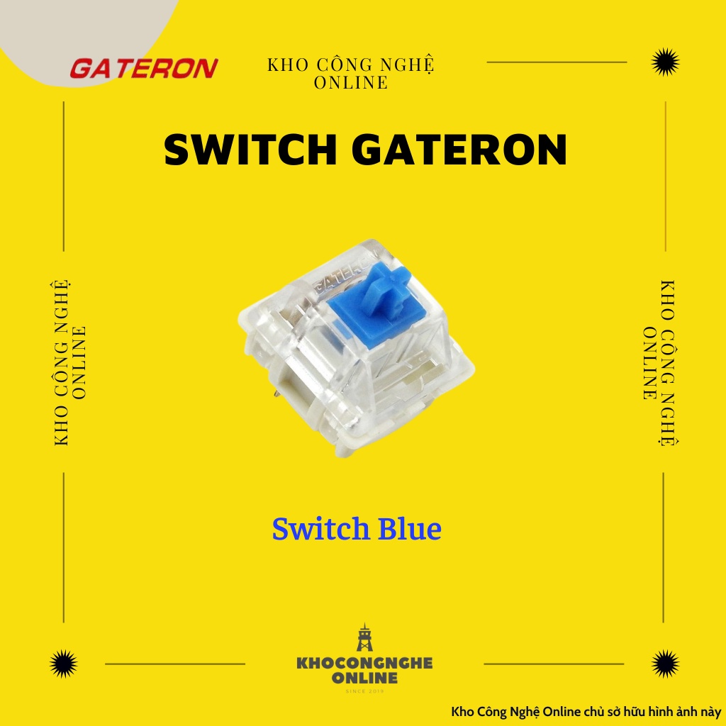 Gateron switch cho bàn phím cơ Blue Switch/Red Switch/Brown Switch