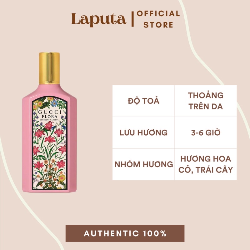 Nước Hoa Nữ Flora Gorgeous Gardenia EDP hương hoa nhẹ nhàng, nữ tính
