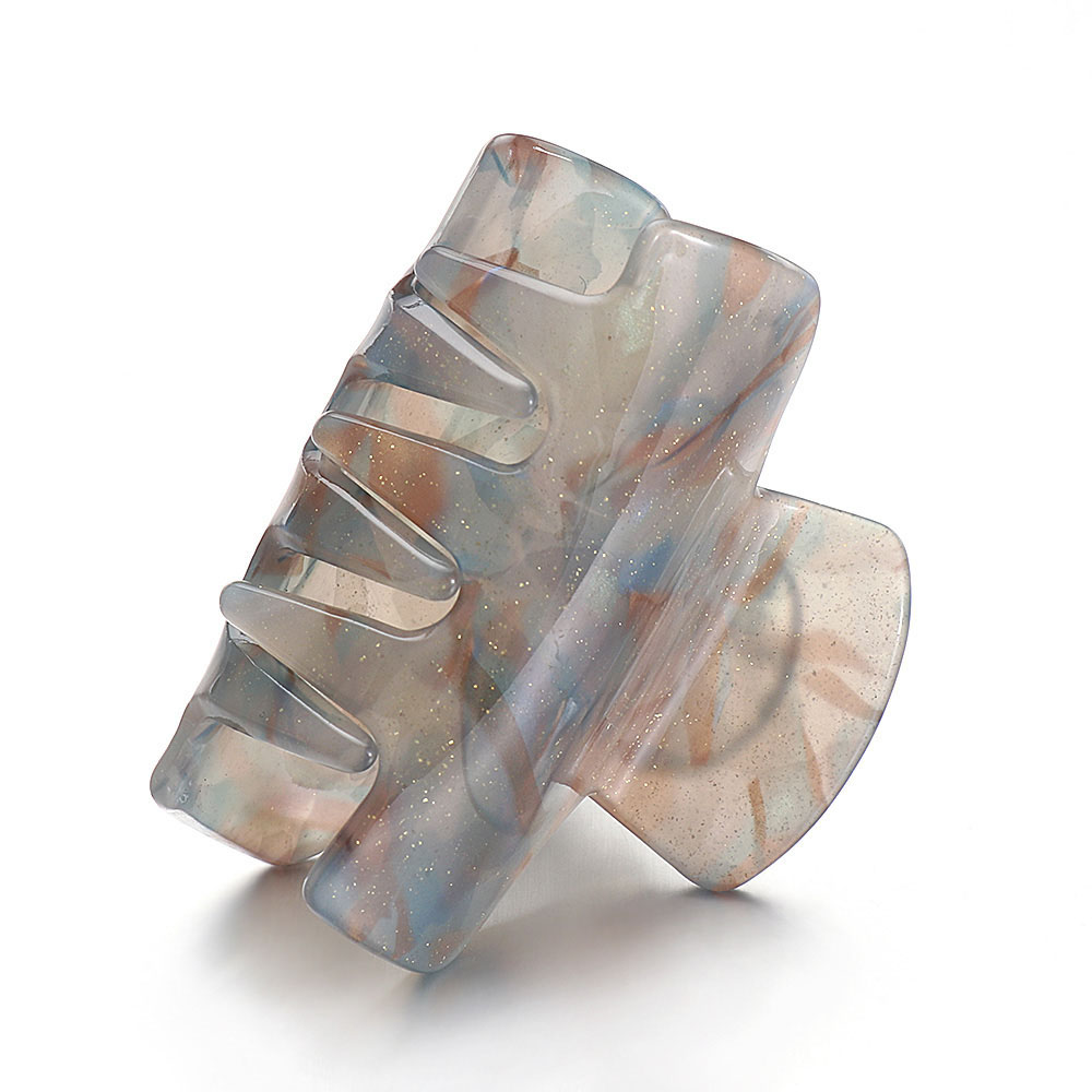 Kẹp Tóc Nhựa Màu Trơn Kiểu Hàn Quốc Cho Nữ