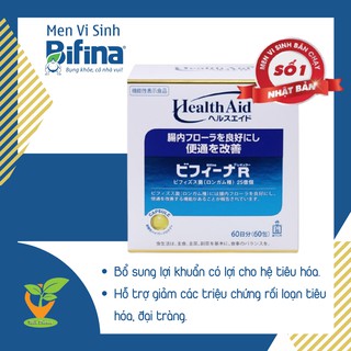 Men vi sinh BIFINA R- Viêm đại tràng bifinar