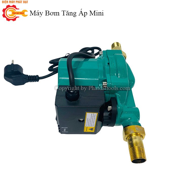 Máy Bơm Tăng Áp Mini  SWIRLS PT-AP100 - Máy Bơm Chịu Nước Nóng - Rơle Từ Siêu Êm - Bảo Hành 6 Tháng