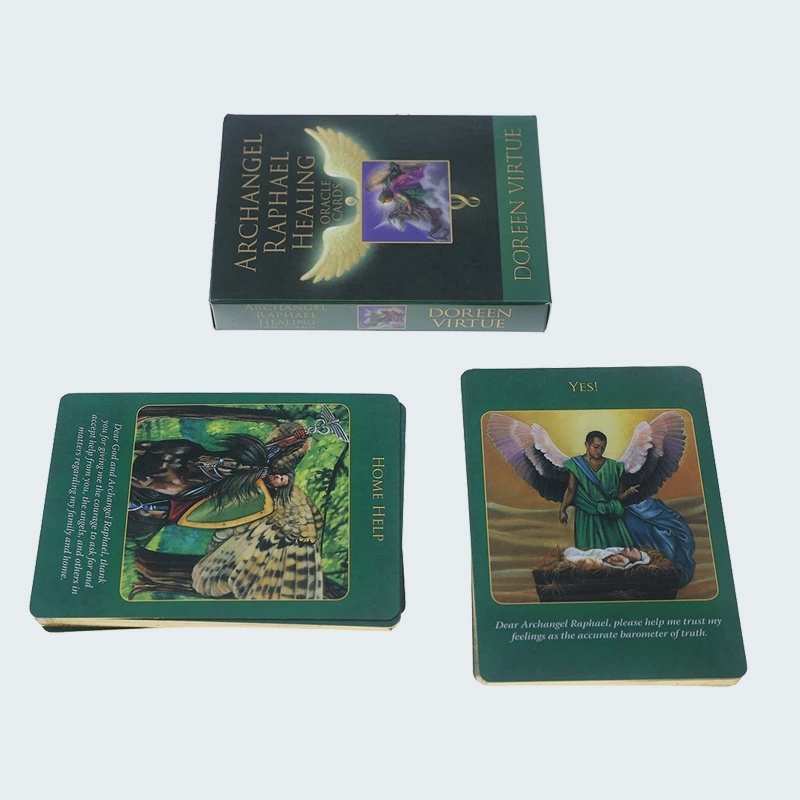 44PCS Archangel raphael healing oracle cards English Version Cards Tarots Board Game