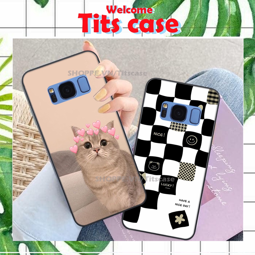 Ốp lưng Samsung Galaxy S8 / S8 PLUS in hình GẤU K@WS- BE@R COOL-CỰC XINH-RẺ-BỂN -ĐẸP