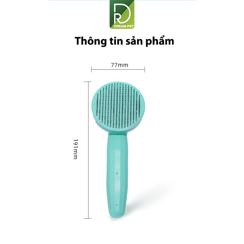 Lược chải lông chó mèo - Lược chải lông thú cưng Dreampet
