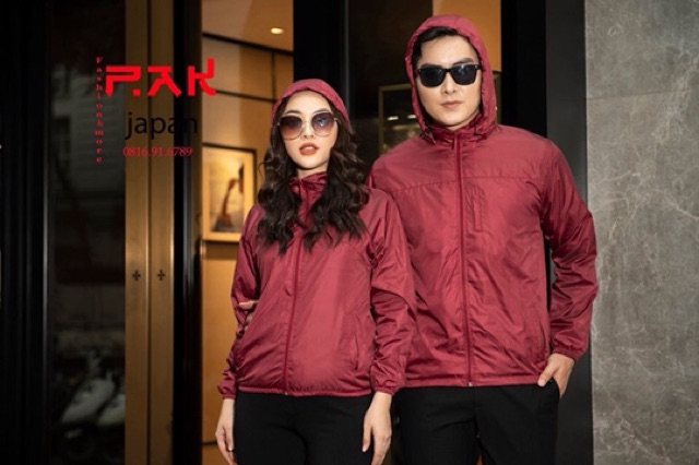 Áo khoác gió nam nữ,chất đẹp 2 lớp ,mũ rời giá tốt nhất | BigBuy360 - bigbuy360.vn