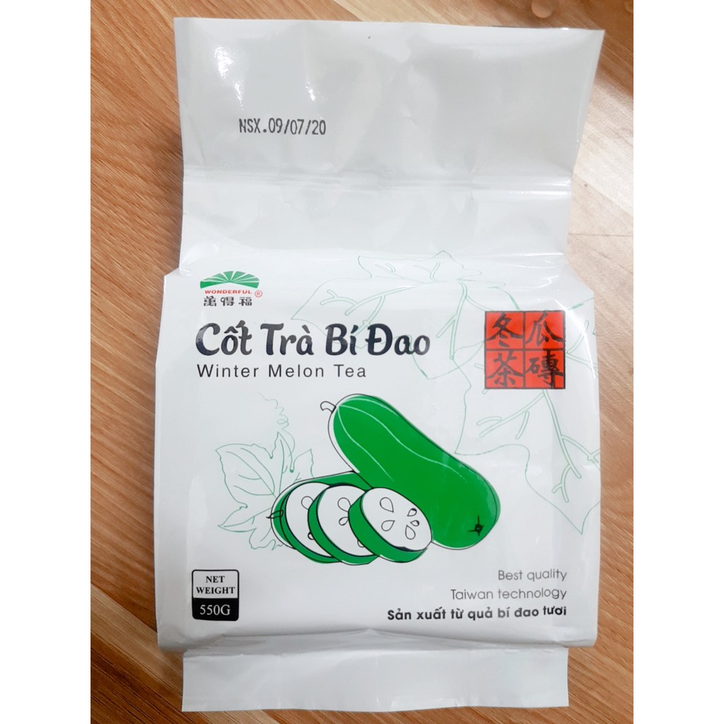 Cốt Trà Bí Đao Wonderful 550gr - Siêu Thơm Ngon