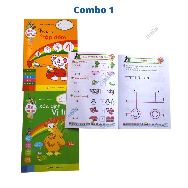 Sách Bé Làm Quen Với Môn Toán Cho Bé 3-6 Tuổi Học Toán Dễ Dàng Và Hiệu Quả