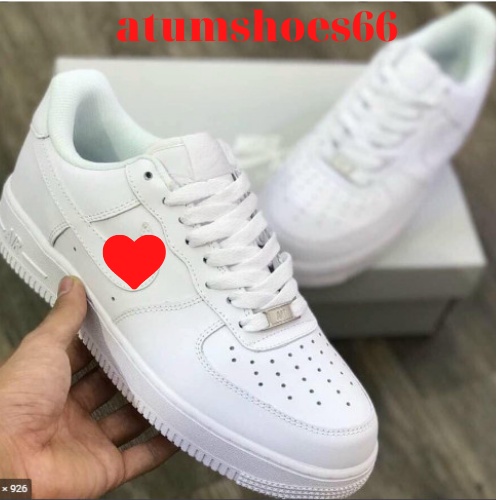 Giày Sneaker nam nữ Thể Thao thấp cổ màu trắngTrắng AF1 Full Box Đủ Size