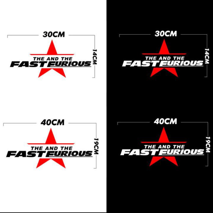 Tem Dán Ô Tô Phong Cách Thể Thao Fast Furious  Dubai680000034
