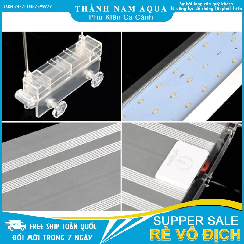 ĐÈN LED AQUABLUE 30cm-45cm-60cm-80cm-120