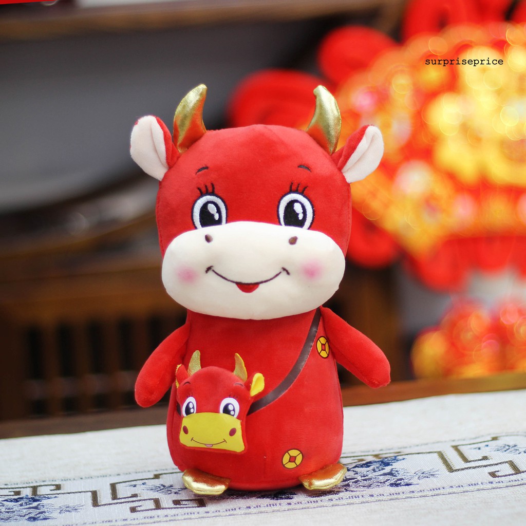 đồ chơi nhồi bông Hình Bò Sữa Đáng Yêu