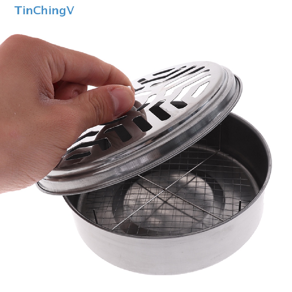 Hộp Đựng Nhang Muỗi Có Giá Đỡ Lưới Tiện Dụng Cho Cắm Trại / Sân Vườn