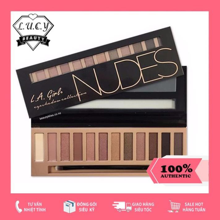 Hàng USA- Phấn Mắt LA Girl Nudes Eyeshadow Collection chuẩn Auth 100%