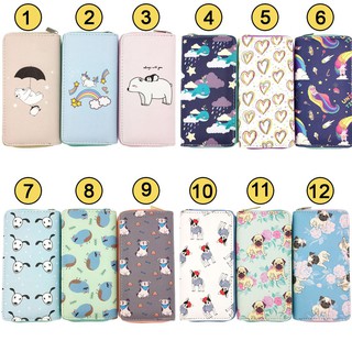 [Link 14] Ví Dài Cầm Tay Họa Tiết Hoạt Hình Động Vật Cute Dễ Thương Cho Nữ