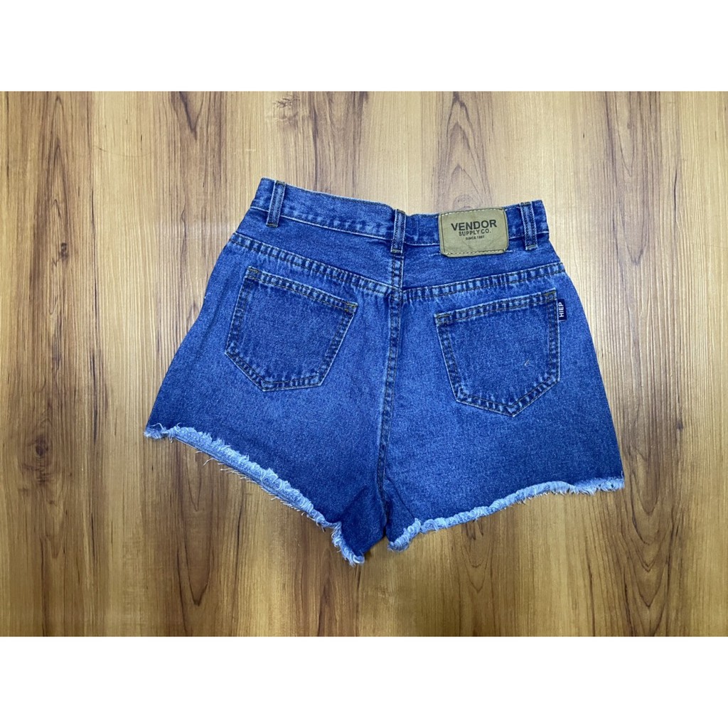 Quần Sọt Jean Nữ Thêu Hoa