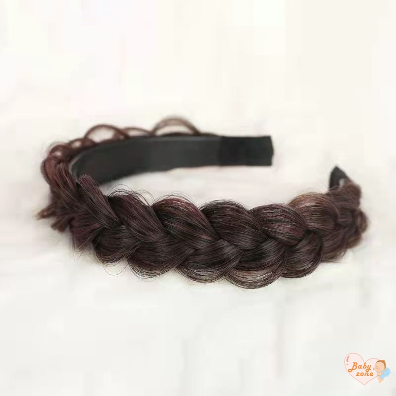 Băng Đô Dạng Tóc Giả Thắt Bím Dễ Thương Cho Bé Gái