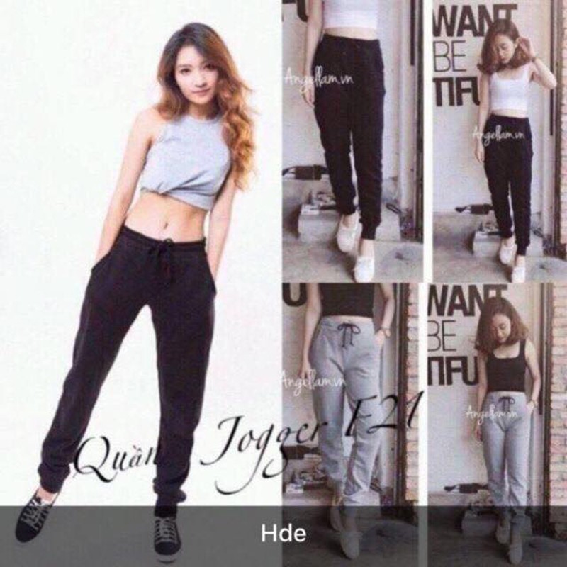 Quần jogger thể thao trơn MT284