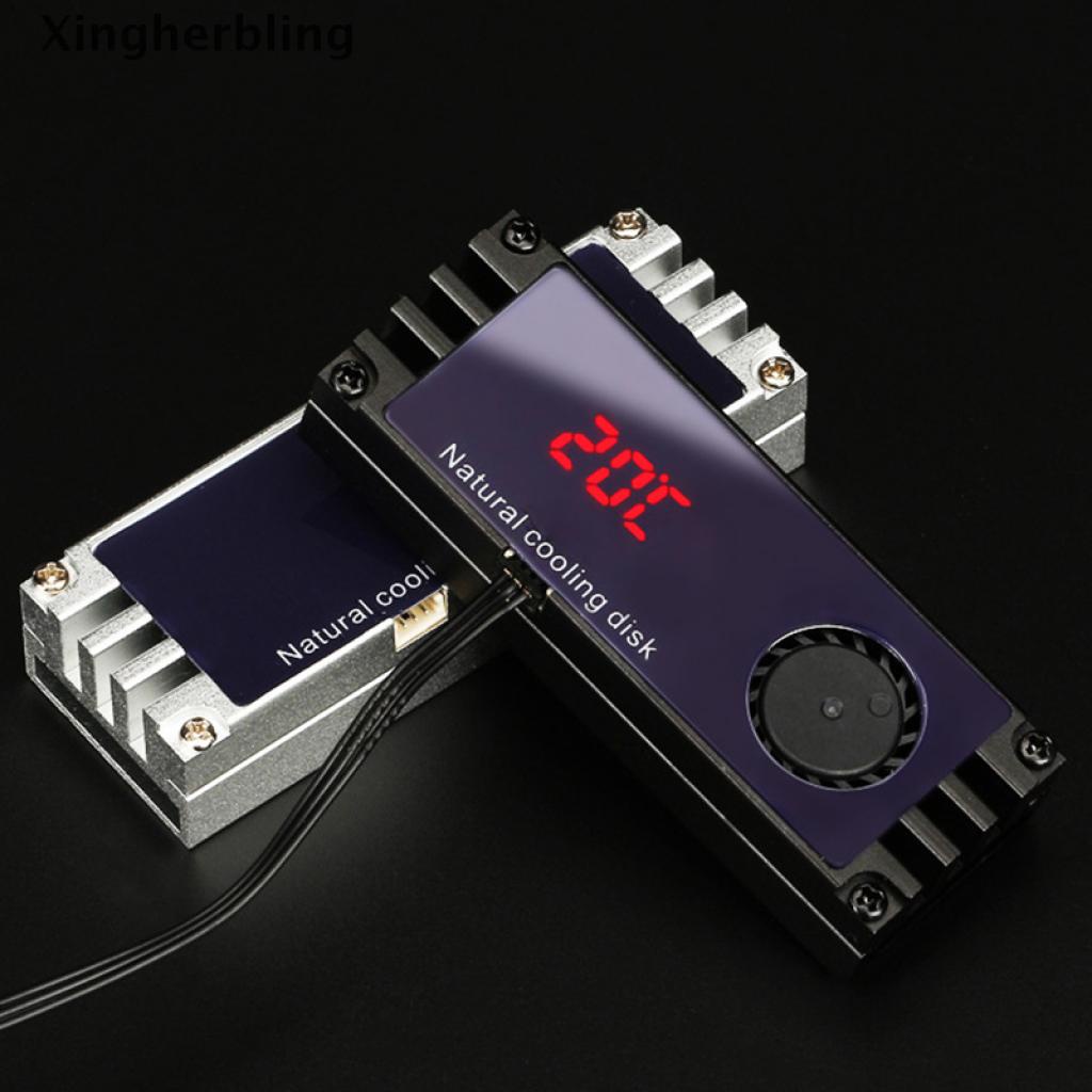 Quạt Tản Nhiệt M.2 nvme PCIE SSD Với Màn Hình Hiển Thị Nhiệt Độ Kỹ Thuật Số