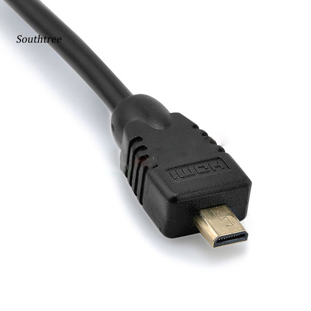 Cáp PVC Chuyển Đổi Chuôi 23cm 1080p Micro Hdmi Sang  Hdmi Chuyên Dụng