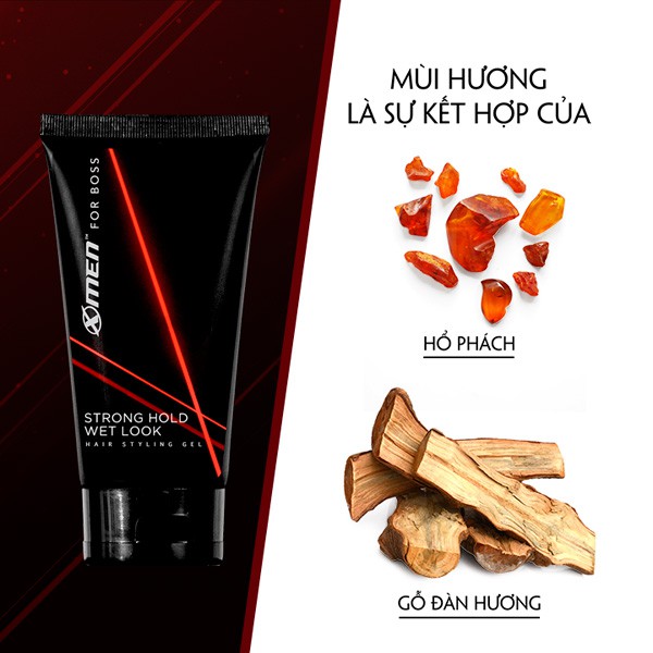 [Chính hãng] Gel vuốt tóc X-Men For Boss Strong Hold 150g