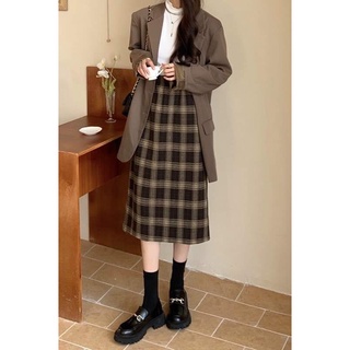 Chân váy kẻ Vintage - Ảnh thật JuNclothing