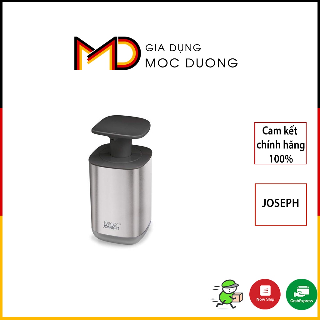 Bình đựng xà phòng JOSEPH JOSEPH 85164, màu inox [HÀNG CHÍNH HÃNG]