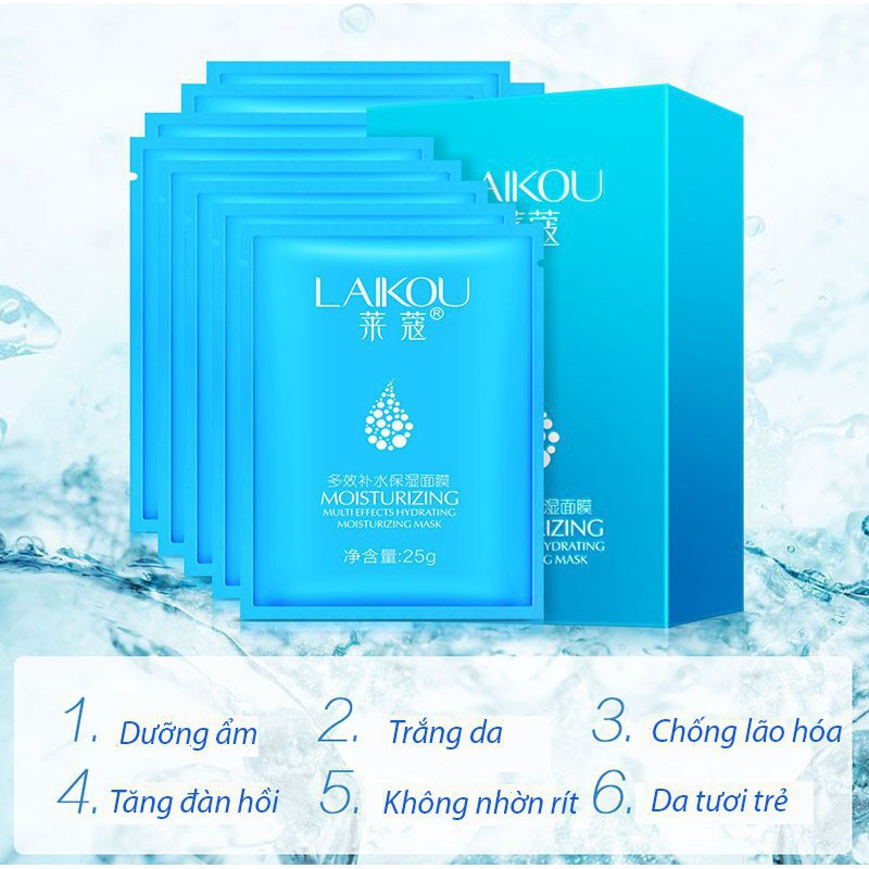 Mặt Nạ Laikou Moisturizing Mask Cấp Nước Dưỡng Ẩm Đa Tác Dụng