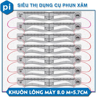 Khuôn vẽ lông mày QueenBrows 8.0
