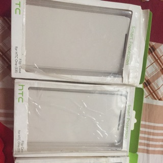 Bao da HTC One E8 Trắng + Đen