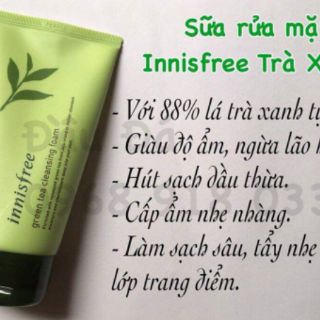 Sữa rửa mặt Green Tea Cleansing Foam Innisfree