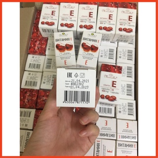 Vitamin E đỏ nga 400mg CHUẨN AUTH đẹp da