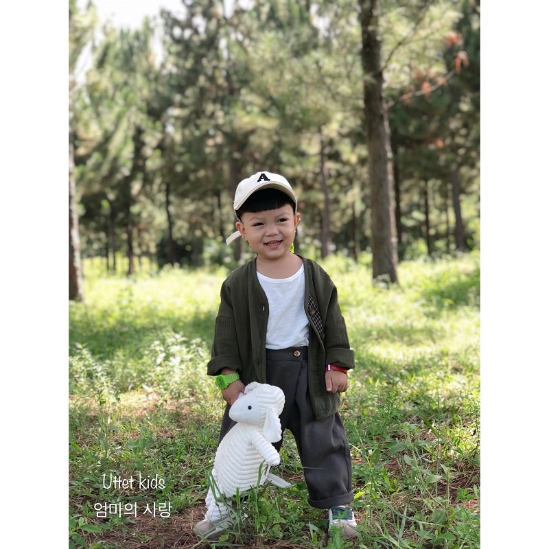 MŨ LƯỠI TRAI CHỮ A CHU VI ĐẦU 50 CM DÀNH CHO BÉ HƠN 2 TUỔI ĐẾN 5 TUỔI