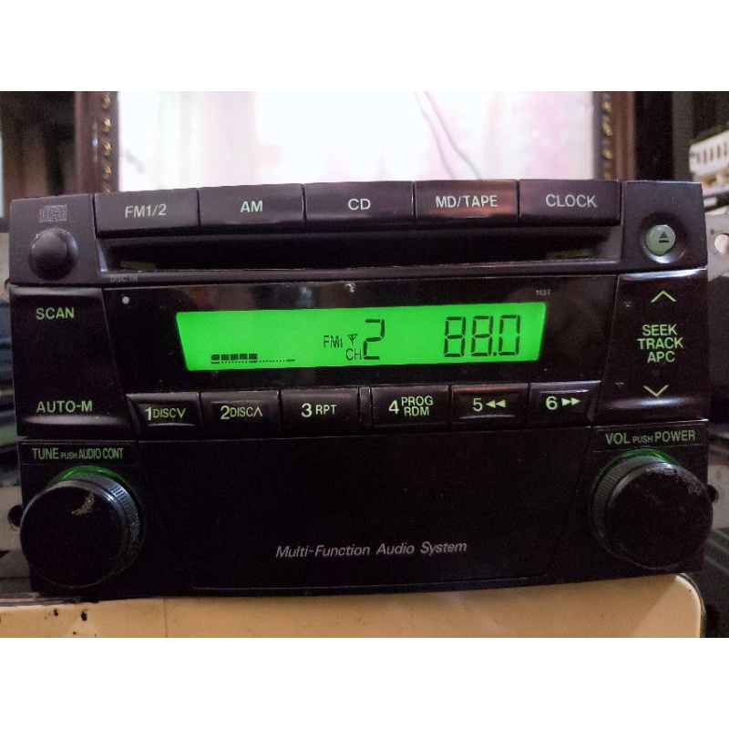 Đầu cd & tape md JAPAN  Mazda model 2003 2004