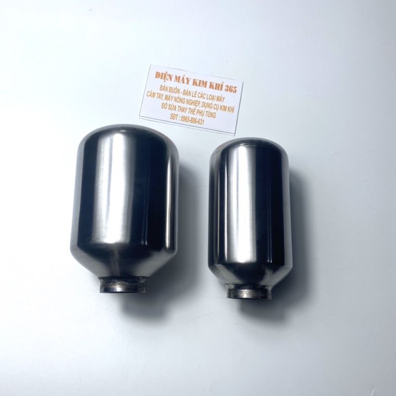 Bầu áp inox - Bầu tăng áp lực inox - Bầu nén áp lực inox dùng cho máy bơm xịt rửa xe áp lực 1HP và 2HP
