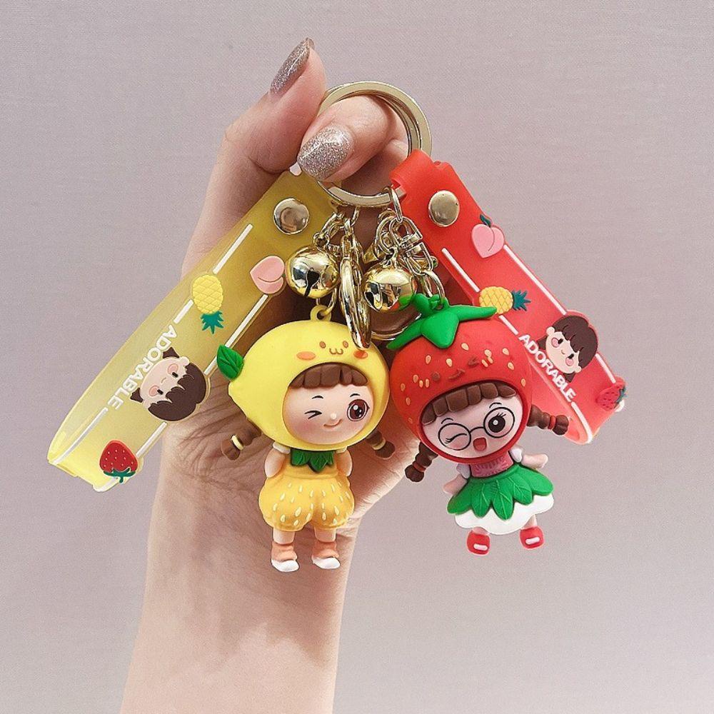 LANFY Móc Khóa Hình Trái Cây Dễ Thương Xinh Xắn