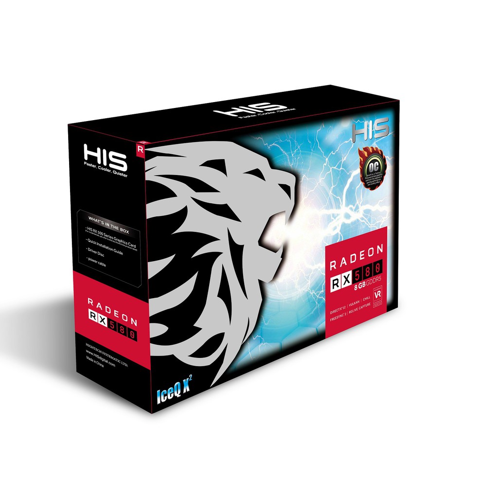 Card màn hình HIS RX580 GDDR5 | BigBuy360 - bigbuy360.vn