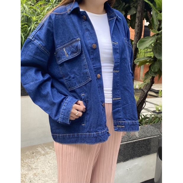 Áo Khoác DENIM Oversize Quần Jean Cao Cấp