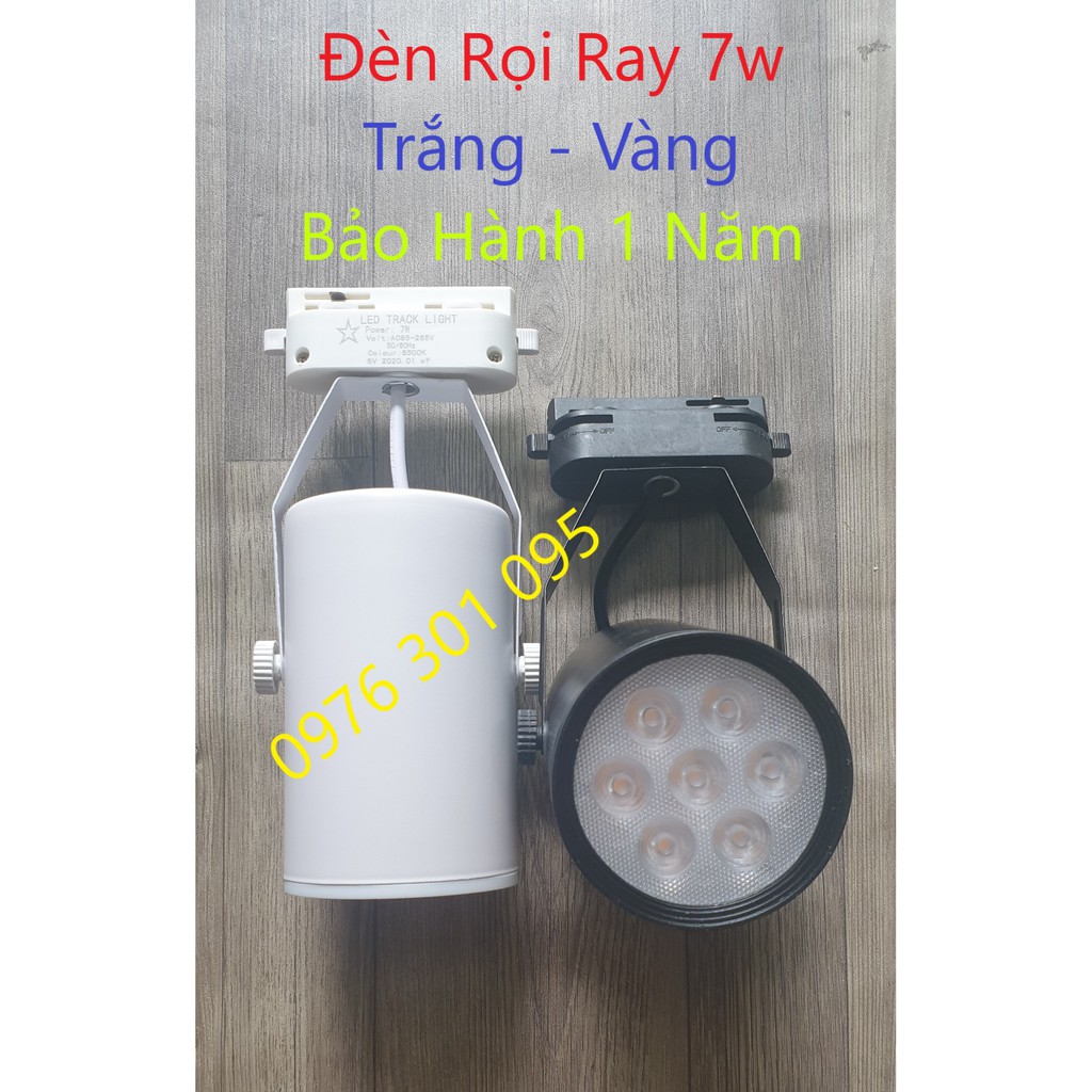 ĐÈN RỌI THANH RAY 7w Trắng- Vàng