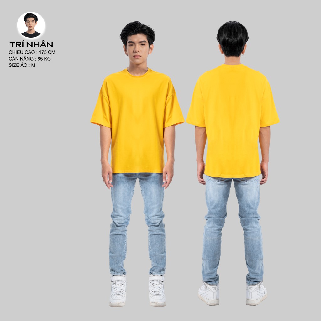Áo Thun Tay Lỡ Nữ Nam Form Rộng [SIGNATURE FULL BOX] Outfitters Trơn ATO01 100 Cotton Local Brand