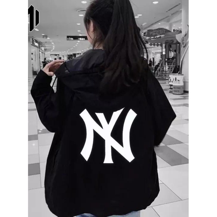 Áo khoác dù phản quang NY bản vừa