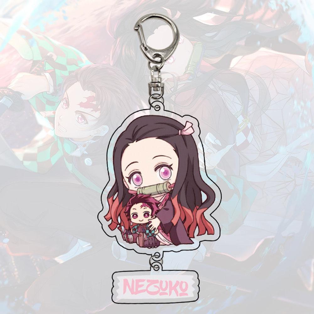 LANFY Móc Khóa Hình Nhân Vật Nezuko Trong Phim Demon Slayer
