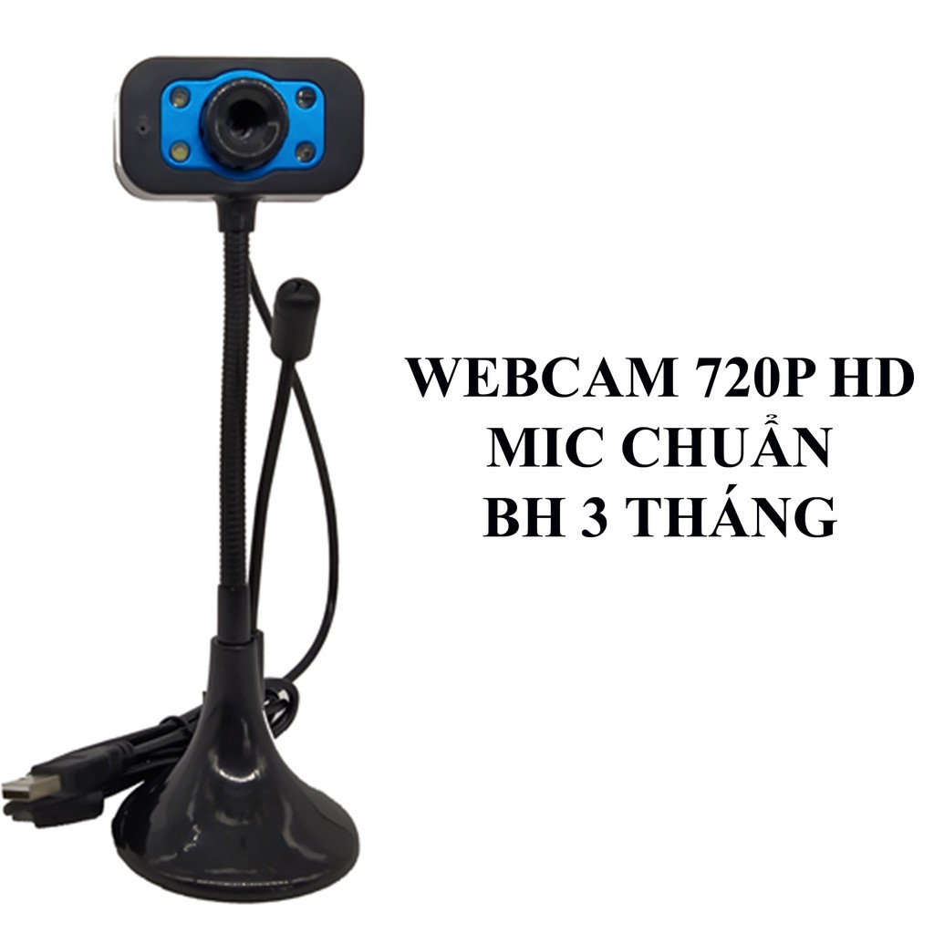 &lt;NEW&gt; Webcam VCAM 720p HD-LED-MICRO-(TRAY)