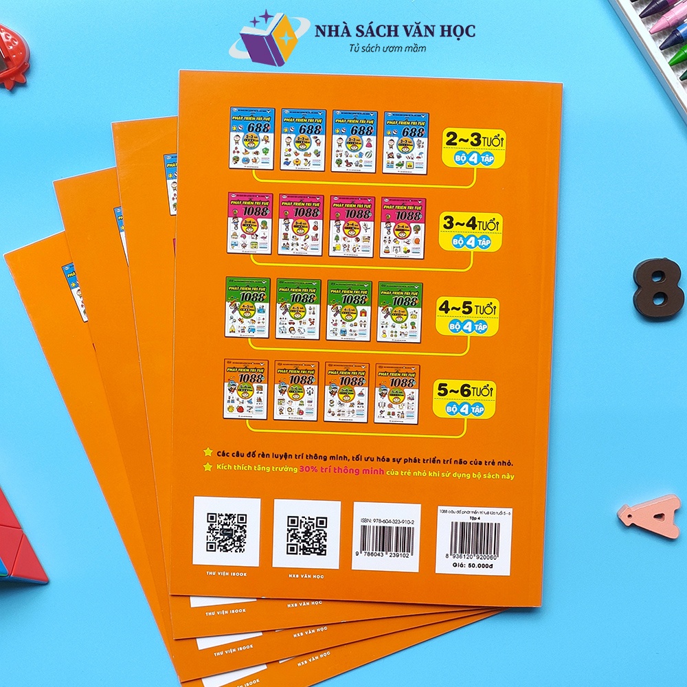 Sách - 1088 Câu Đố Phát Triển Trí Tuệ 5 - 6 Tuổi