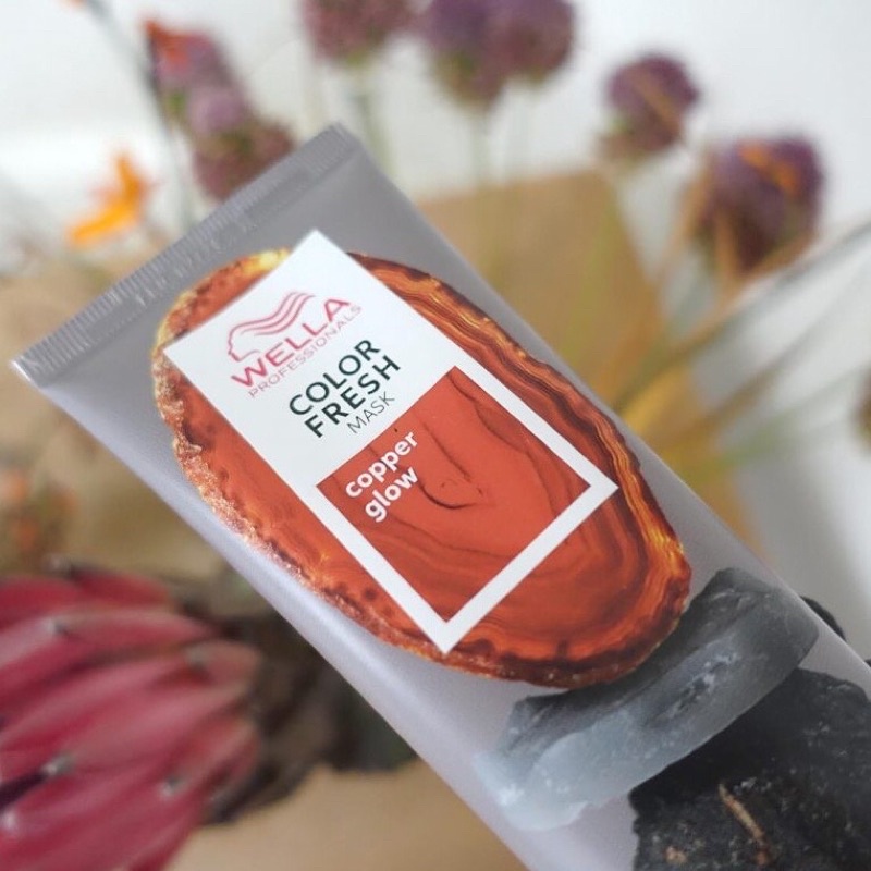 Mặt Nạ Dưỡng Bổ Sung Hạt Màu Wella Color Fresh Mask (COPPER GLOW) chiết 30 ml